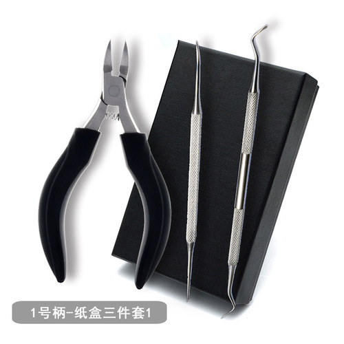 Manufacturer direct sale dead skin pliers stainless steel nail clipper set nail art kit eagle beak pliers ingrown nail clipper plastic nail sulcus clipper