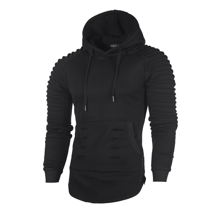 British Style Men's Solid Color Casual Versatile Mid-Length Sweatshirt Youth High-End Slim-Fit Jacket Sweatshirt