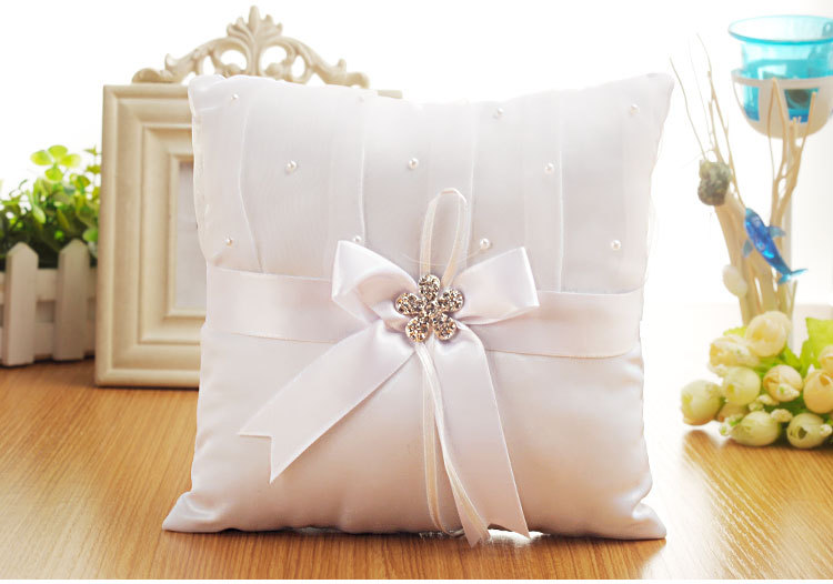 欧美新款蝴蝶结戒枕 新娘婚礼方形水钻戒指托婚礼婚庆用品批发详情图10