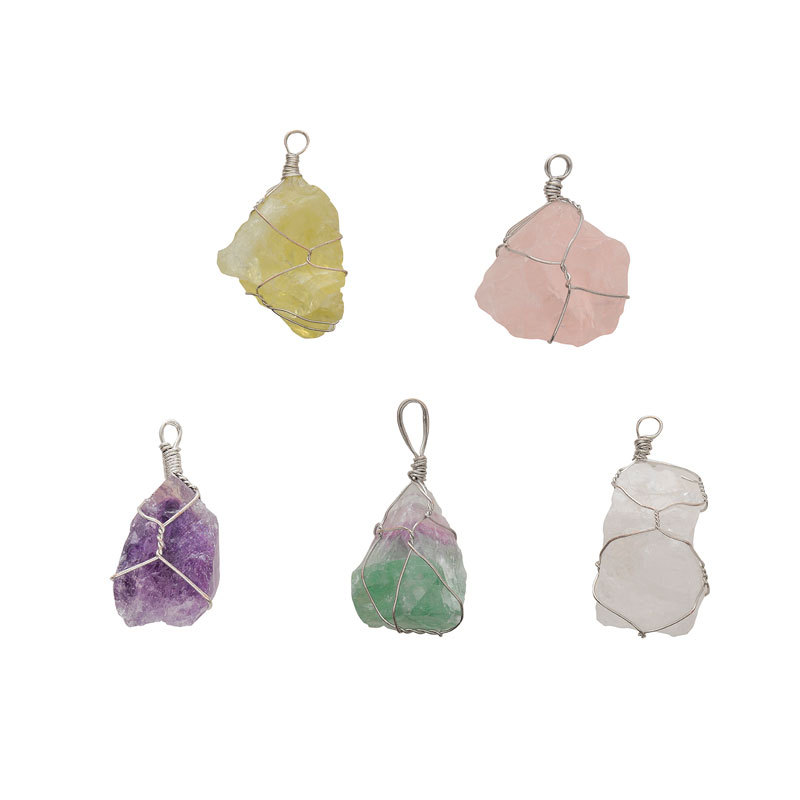 Natural Stone Pendant Necklace