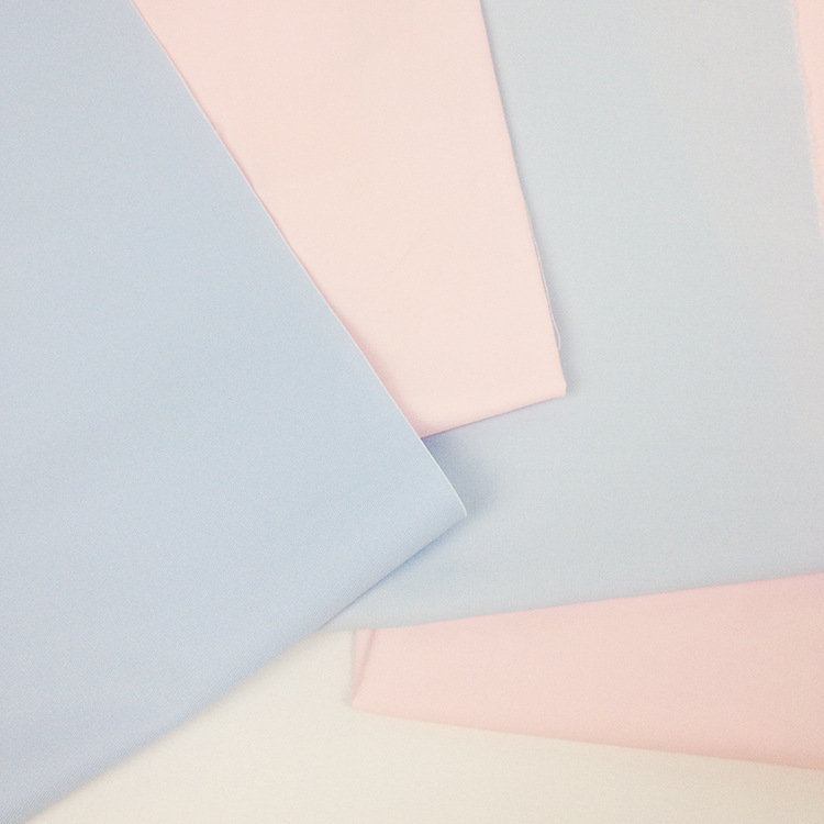 河北医护面料现货小批浅蓝浅粉护士装面料医护150cm