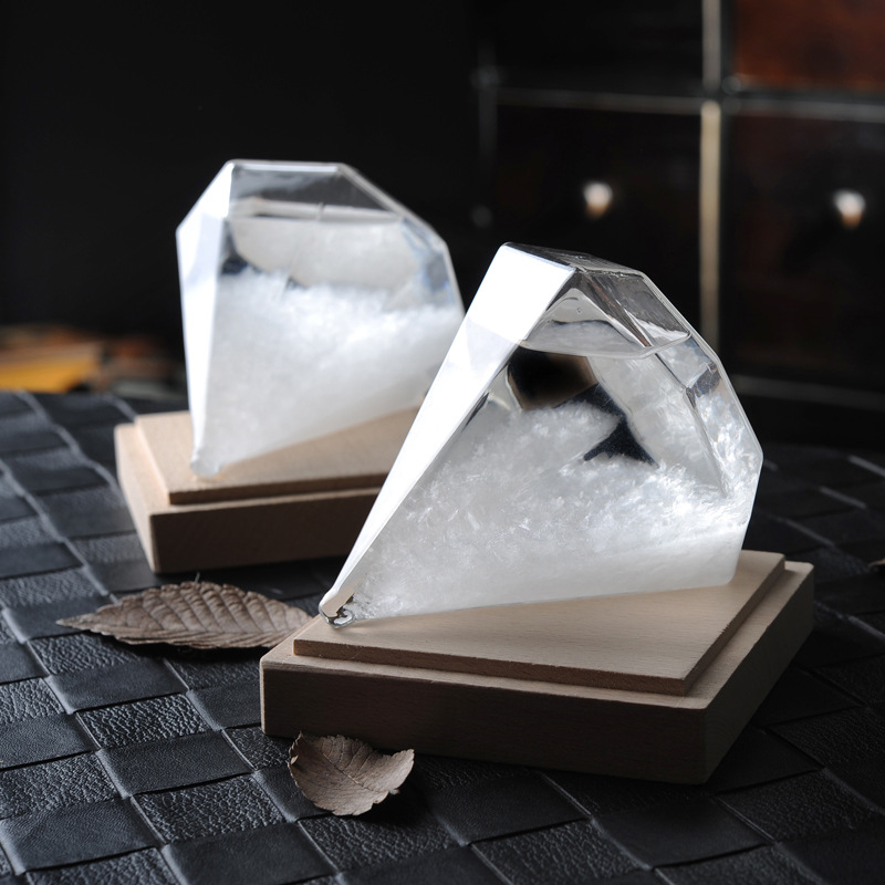 Letras libres regalo creativo pronóstico del tiempo botella tormenta diamante Nuevo vidrio artesanía regalo al por mayor