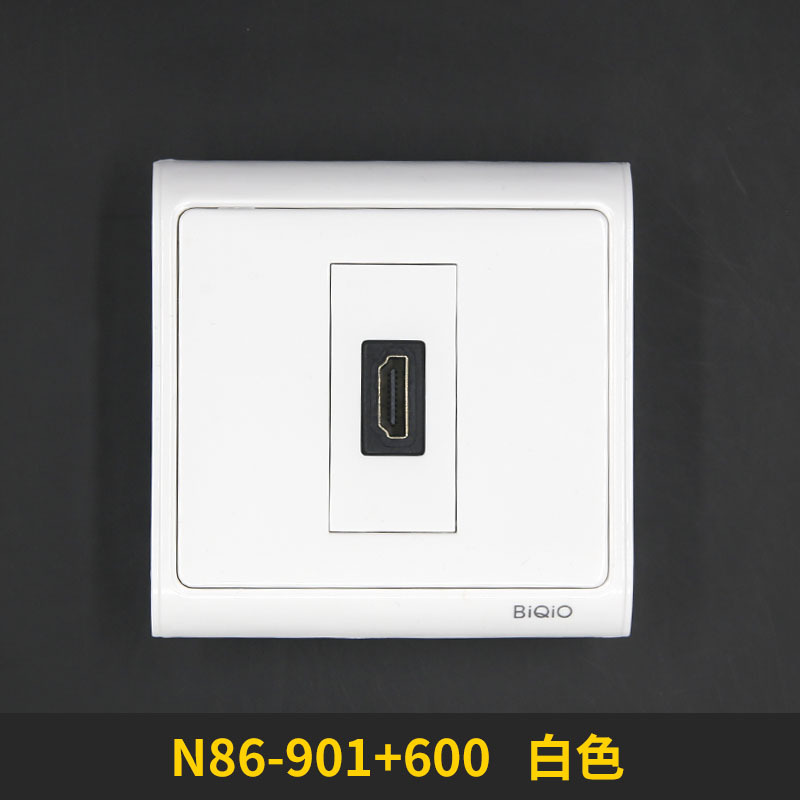 N86-901+600 厂家直销HDMI2.0插座HDMI电视墙高清4K 86型视频面板