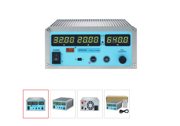 30V32V20A32A可调开关直流稳压电源Rek美瑞克KPS3220/3232四位