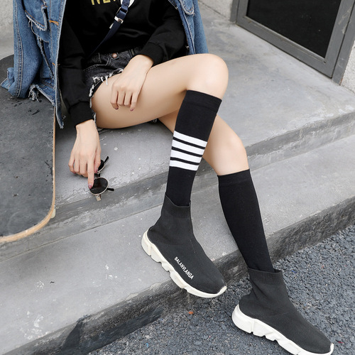 Autumn/Winter Long Socks Korean Cotton Calf Socks Japanese Style Taobao Student Socks Women's Socks JK High Calf Socks Sporty Trendy Long Socks