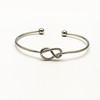 Metal bracelet, fashionable jewelry, accessory, Korean style, simple and elegant design, wholesale