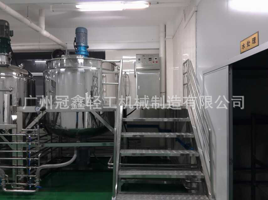 2000L洗发水均质搅拌罐 日化搅拌锅 洗发水生产设备 加热搅拌锅