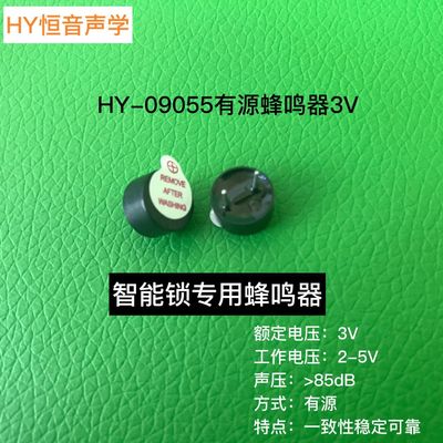 Manufactor Direct selling High-end Smart Lock Dedicated Buzzer 9*5.5 Active buzzer 3V Active