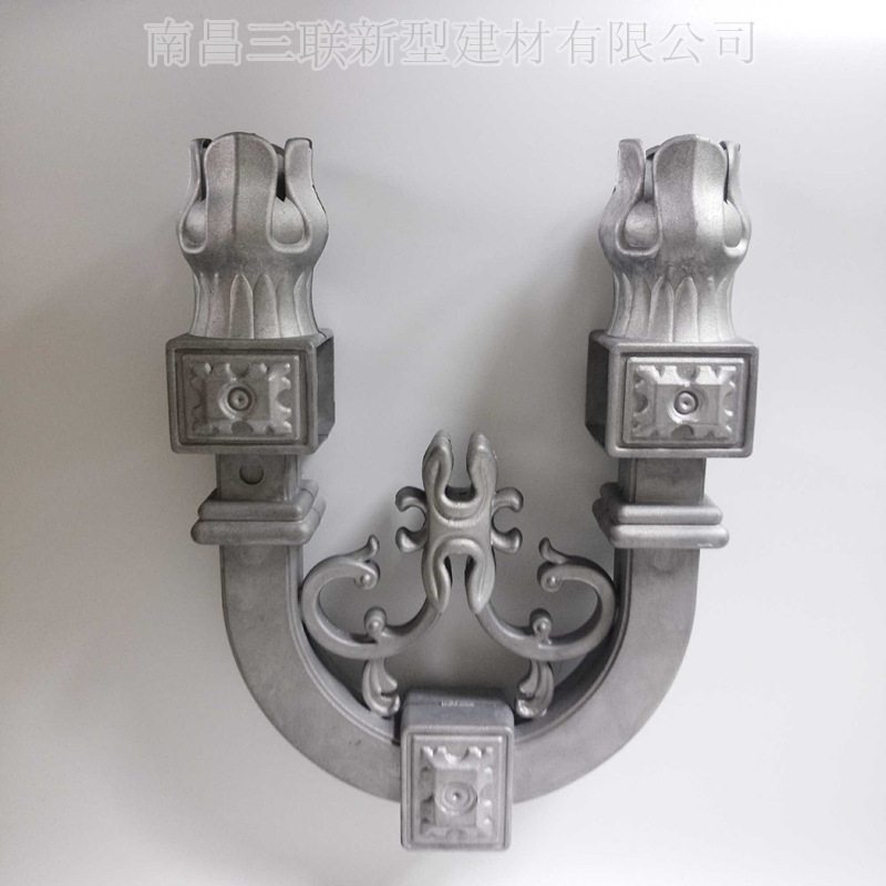 铝艺压铸砂铸花件庭院别墅大门花件装饰花件护栏栏杆楼梯扶手配件