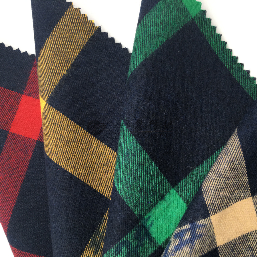 色织格子 磨毛全棉 时尚男女衬衫 2018秋冬新款 厂家直销 现货