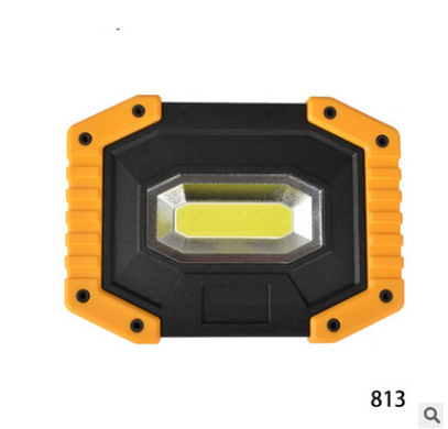 New USB rechargeable portable searchlight lawn lamp COB work light flashlight outdoor emergency maintenance light