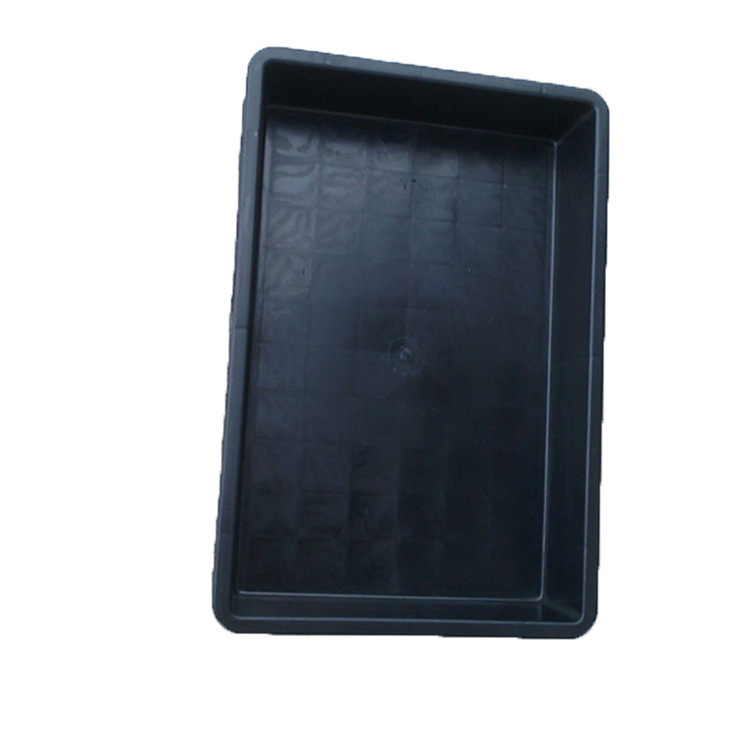 加厚2号防静电胶盆抗冲击耐摔加厚塑胶方盆加强型塑料胶方盘