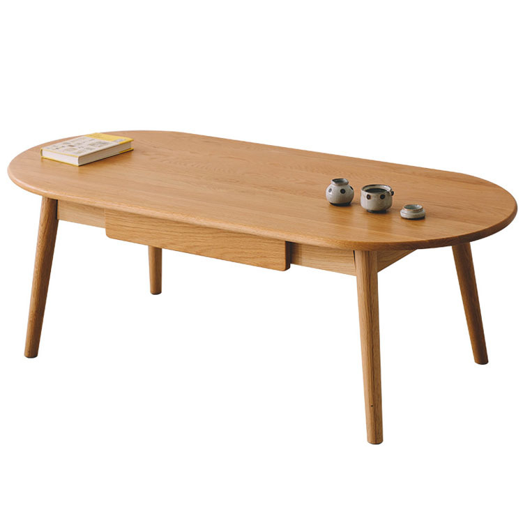 Northern Europe Solid wood furniture tea table Simplicity Coffee Tables multi-function tea table White oak Solid wood coffee table