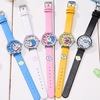 Waterproof cute car, children's belt for boys and girls for elementary school students, watch, Doraemon