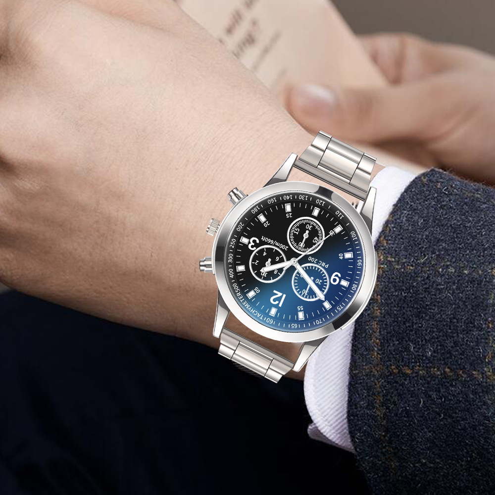 ZA01-G Geneva Steel Band Watch