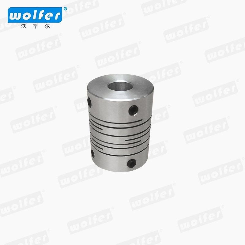 供应JT-1平行切缝式联轴器铝合金切缝伺服电机专用阳极氧化高转速