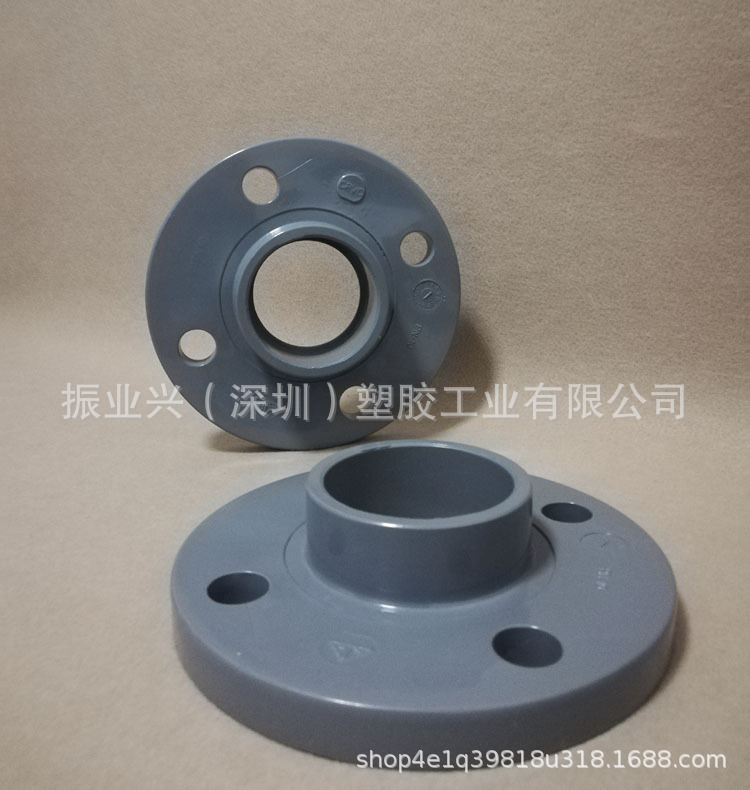 环琪 CPVC 国标 单片式法兰 一体式法兰 C-PVC 插口法兰 化工法兰-阿里巴巴