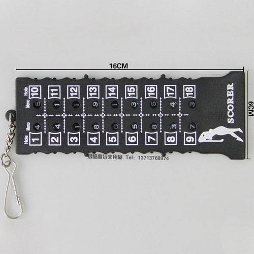 Golf scorer, bar scorer, 18-hole score, cricket fan accessory, compact and easy to carry