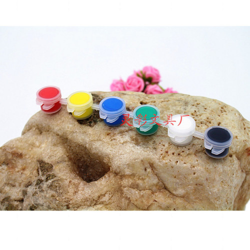 3ml6 One-Piece Acrylic Paints DIY Graffiti Art Paints, Plaster Coloring Pigments, Acrylic All-in-One Paints