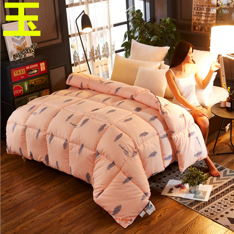 Yu velvet is 95 White Goose Down Winter quilt Down quilt Double thickening keep warm The quilt core Explosive money On behalf of