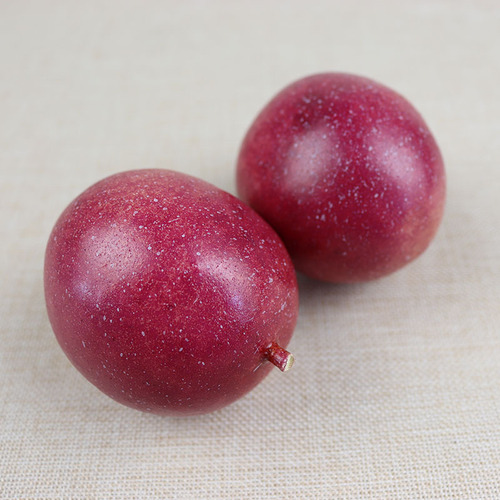 Simulated Passion Fruit Model Eggplant Fruit School Textbook Student Portrait Fake Passion Fruit Manufacturer