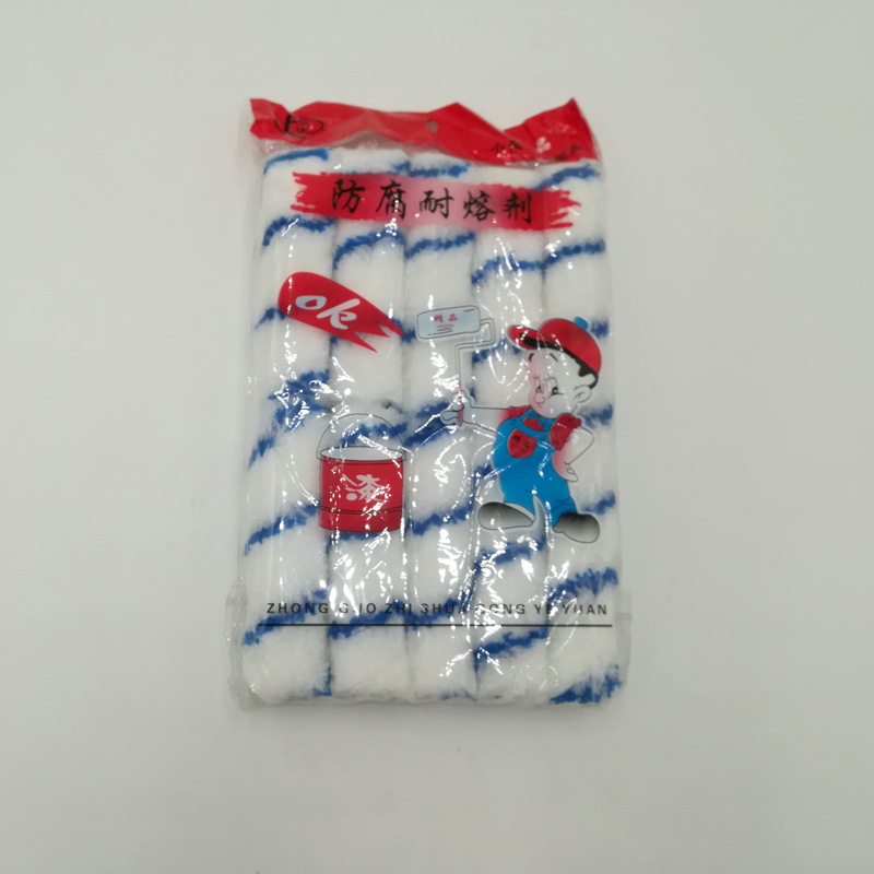 多规格滚筒刷 拇指滚筒小滚筒芯 迷你刷头小型墙边角油漆滚筒刷