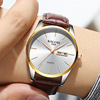 Men's quartz watches, swiss watch, steel belt for leisure, waterproof calendar, wholesale, simple and elegant design