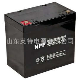 耐普蓄电池NP12-50 NPP蓄电池12V5H铅酸蓄电池12伏55安机房储电