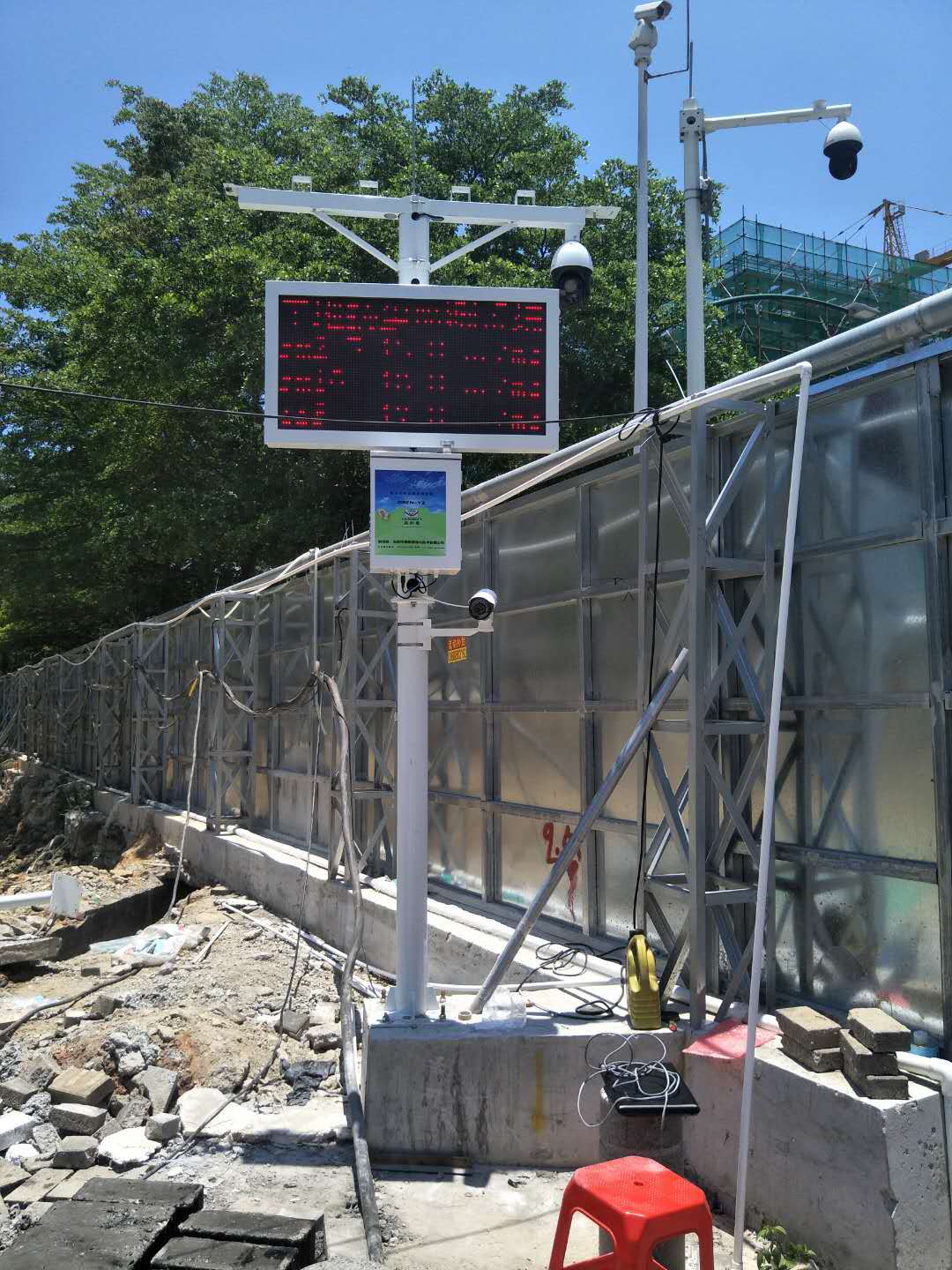 广东省适用型扬尘噪声污染防治方案可同时监测PM2.5PM10TSP噪声等