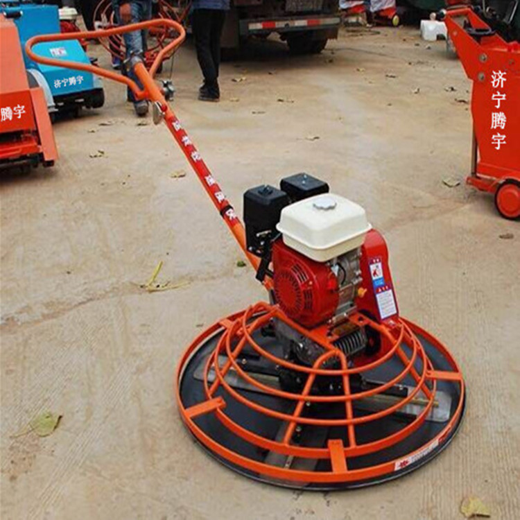 混凝土路面机械手扶式混凝土汽油抹子 混凝土汽油抹光机价格