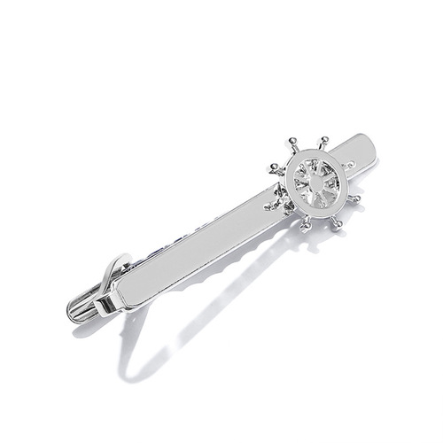 Amazon AliExpress new product European and American fashionable men's rudder tie clip cross-border hot selling accessories wholesale