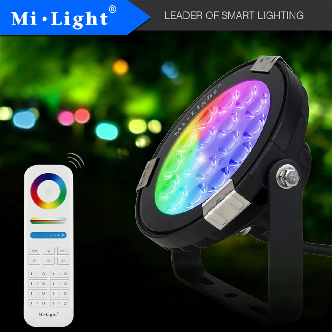 Milight 9W RGB+CCT умный светодиодный ландшафтный свет (высоковольтная версия) AC86~265V FUTC02