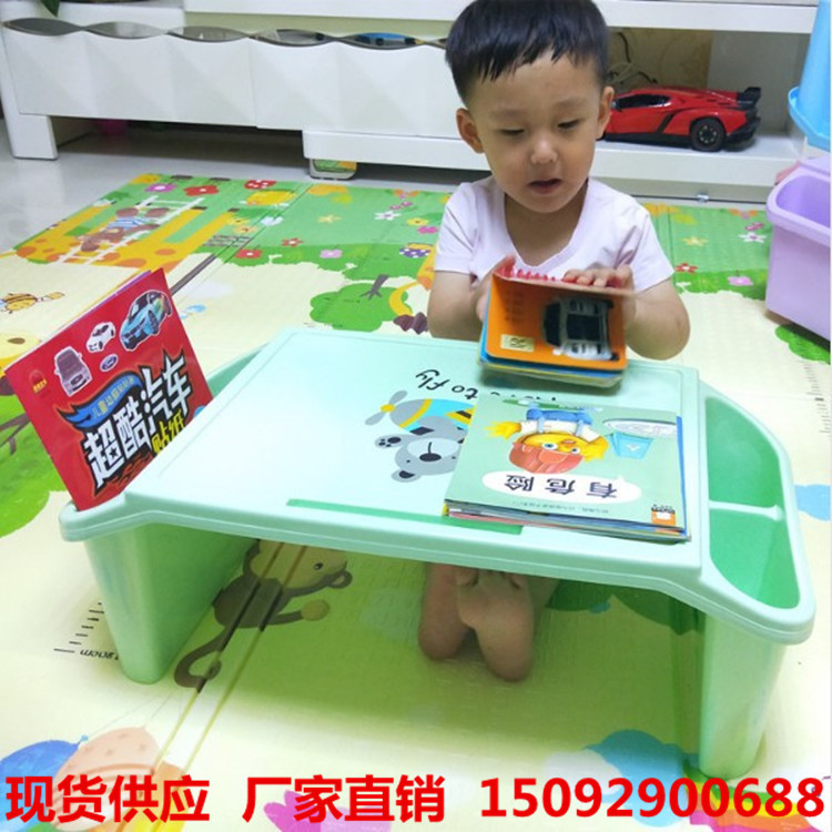 Plastic lazy desk student dormitory bed computer desk child learning desk factory direct sales