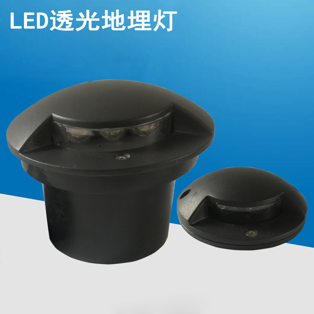 LED透光地埋灯嵌入式广场侧发光户外明装墙角灯防水过道侧壁灯|ru