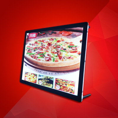 新品led磁吸水晶灯箱A3超薄桌面点餐奶茶店价目表发光菜单展示牌4|ru