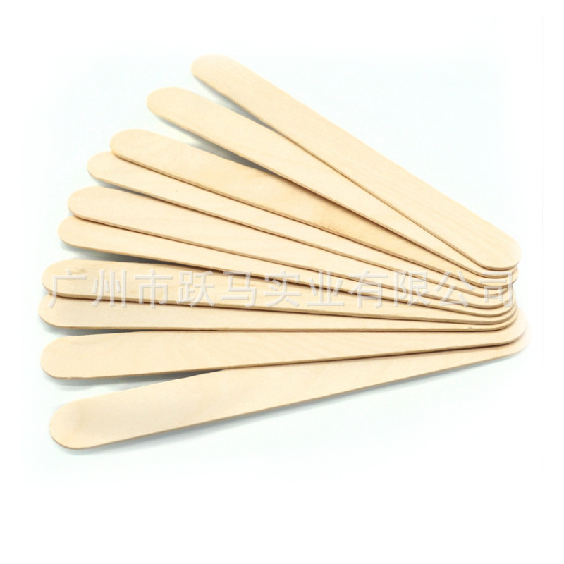 厂家直供 100支一次性木棒脱毛蜡机棒刮蜡木棒美容院用 批发