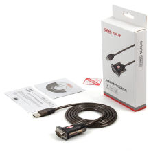 优越者USB转DB9针串口线COM口 usb-rs232 串口数据线Y-105 1.5米