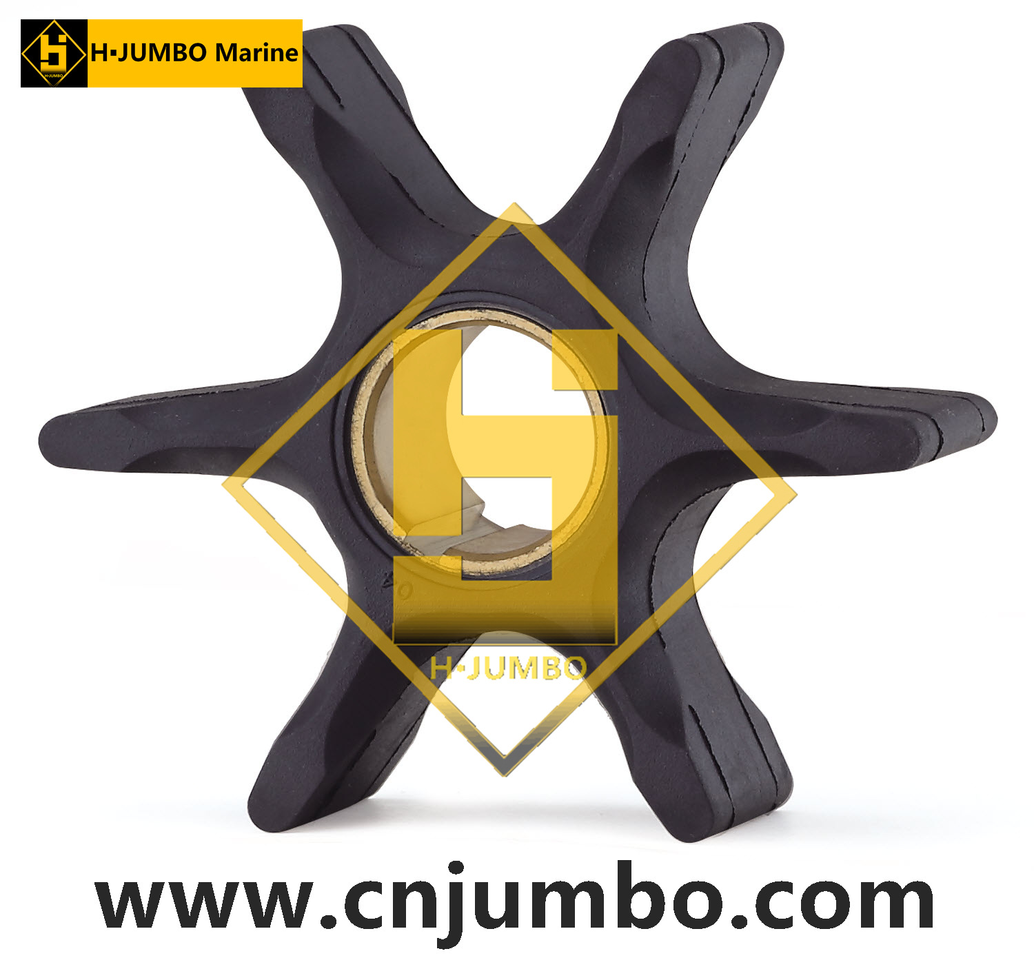 Johnson水泵橡胶叶轮 HJB-J-119 Replace389642/777212/85-235hp