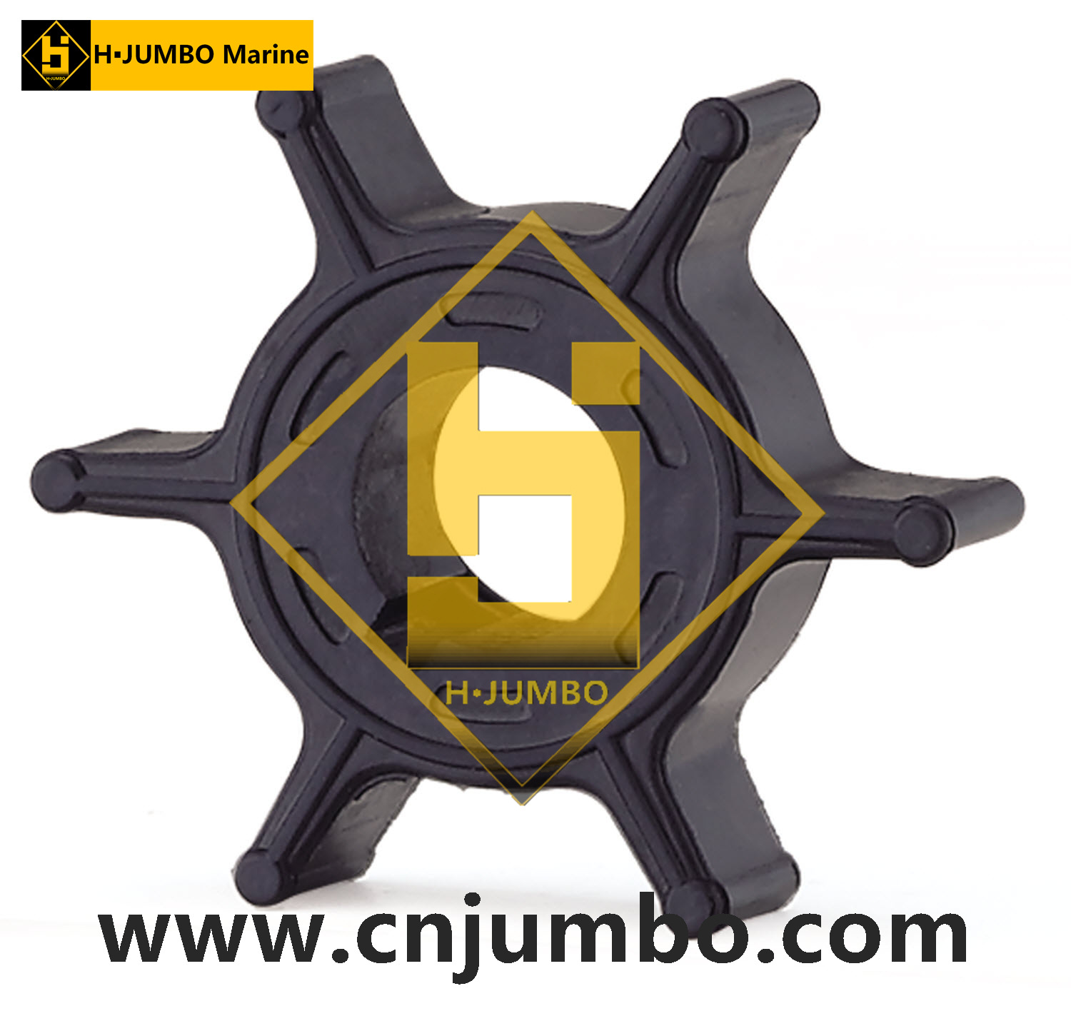 HONDA本田水泵橡胶叶轮HJB-J-144replace ZW9-003/013/A01/8-10hp