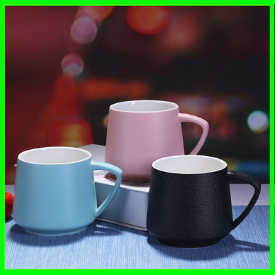 创意磨砂马克杯  新款创意马克杯 供应陶瓷咖啡杯磨砂马克杯批发