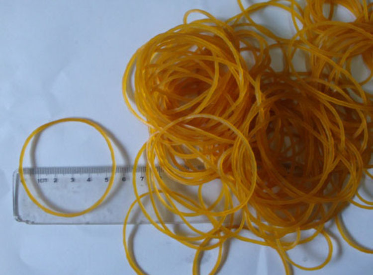 文教用橡胶制品 黄色橡皮筋 批发橡皮圈 厂家直销 50黄越南橡胶圈