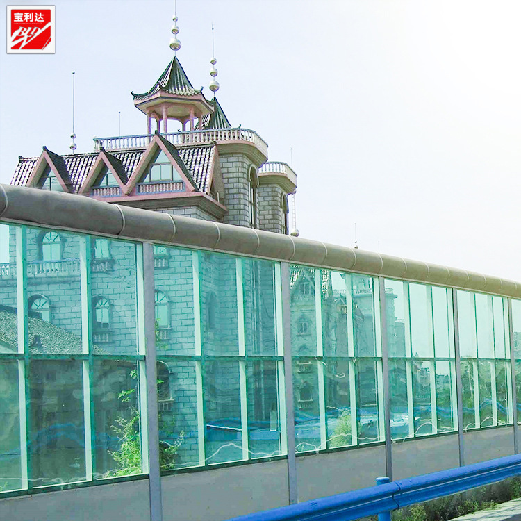 廣州直銷亞克力透明板聲屏障城市道路景觀隔音屏長方形岩棉消音板