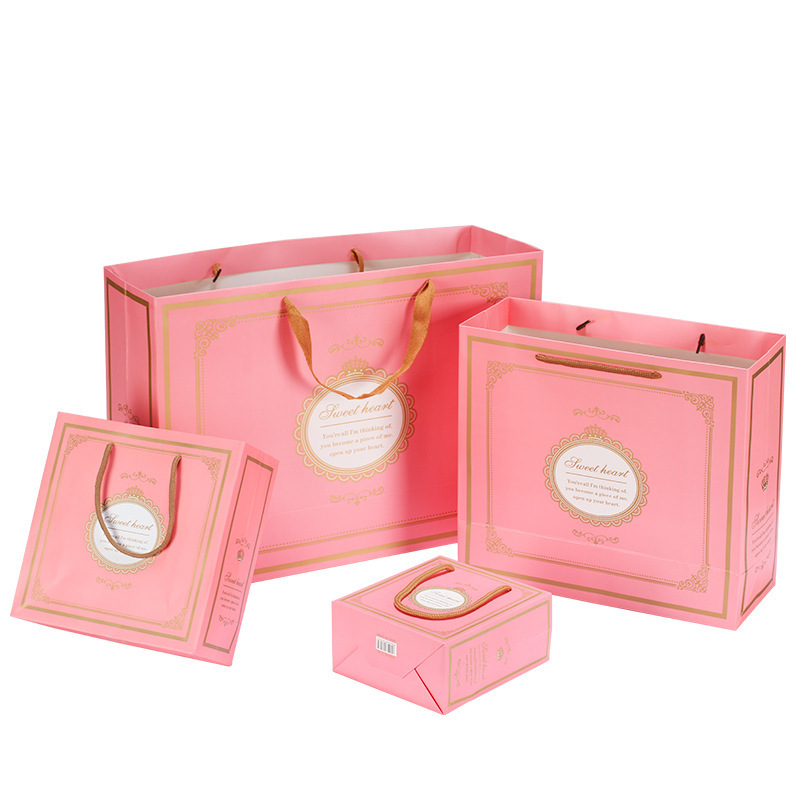 纯色结婚清新手提袋 精美品袋 礼物袋子 礼品袋