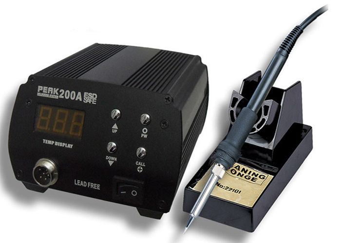 包邮正品 派克 无铅大功率变频可调温焊台 电烙铁 PEAK200A 200W|ms