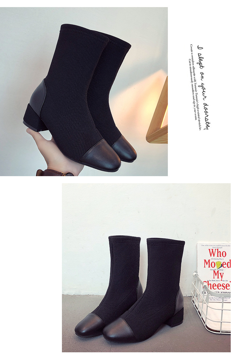 Bottes femme en PU artificiel - Ref 3355205 Image 16