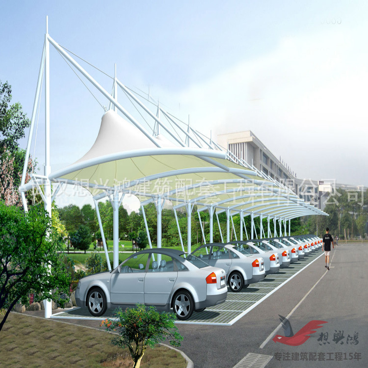 Membrane Structure Parking Space, Parasol, Trolley, Bicycle, Car, Electric Vehicle Charging Pile, Rain Shelter, Sun Protection Parking Shed Membrane Structure Parking Space, Parasol, Trolley, Bicycle, Car, Electric Vehicle Charging Pile, Rain Shelter, Sun Protection Parking Shed