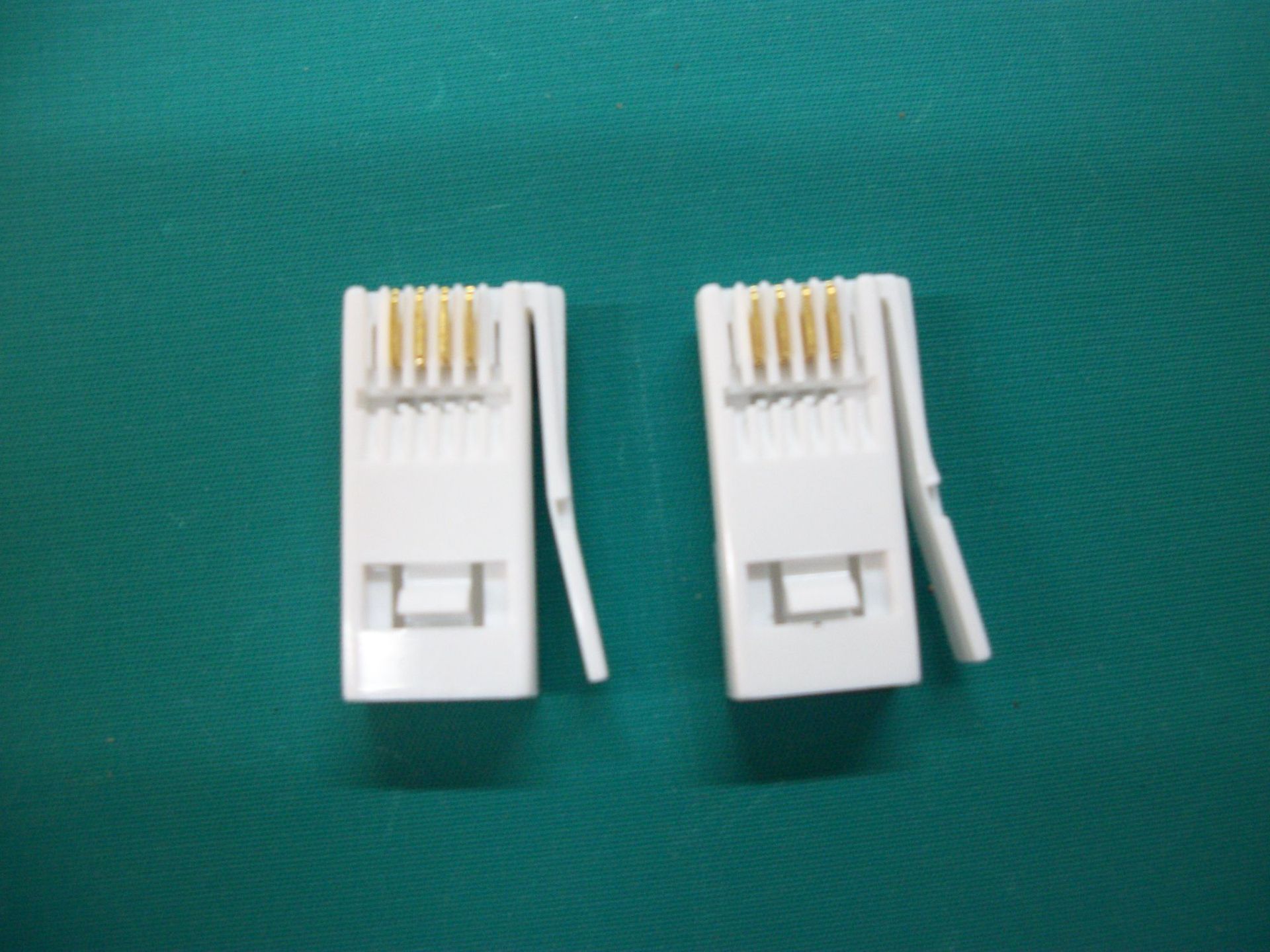 供应英式电话水晶头6P4C 6P2C公转母网络接口批发连接网口水晶头