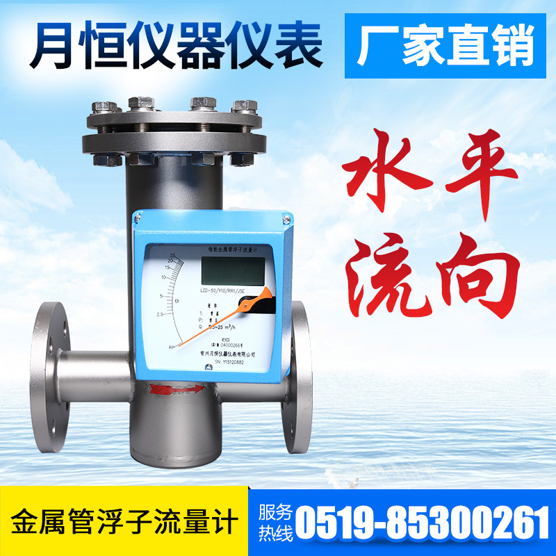 常州月恒  生产厂家直供  金属管浮子流量计 Y20水平安装系列