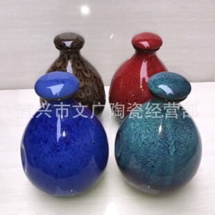 Yixing ceramic Wine Bottalse оптом один фунт печей для загрузки глазури и взлом бутылки может быть оборудована деревянной пробкой или керамической крышкой