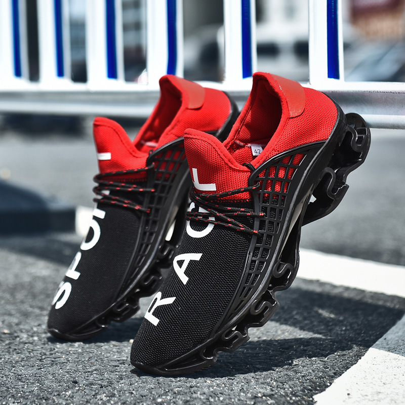 RAGF Shoes Black Red Running Shoes 